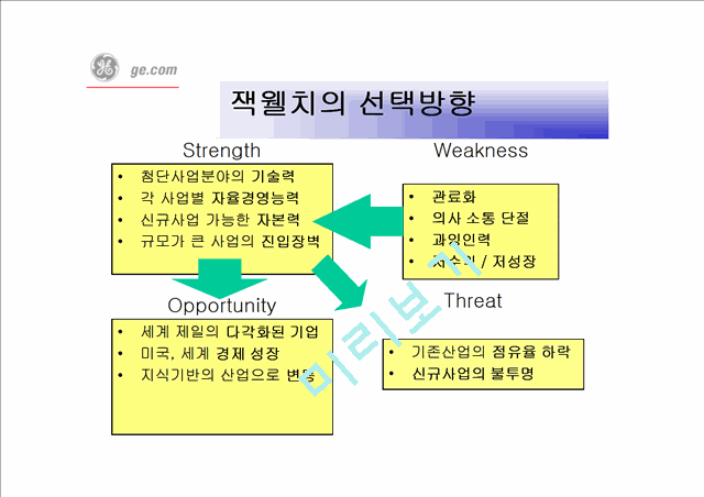 GE(General Electric)의 경영혁신   (5 )